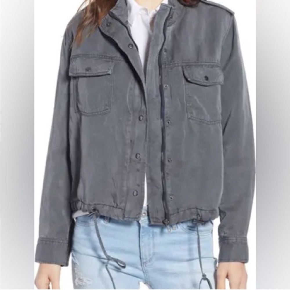 Rails Collins utility jacket, soft grey material, XS. NWOT
